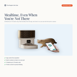 Mealtime, even when you're not there - automatic pet feeder with app control