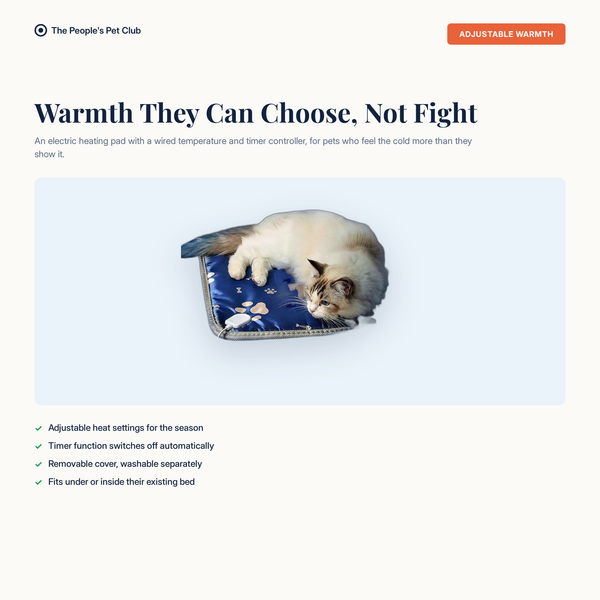 Electric Pet Heating Blanket - adjustable warmth