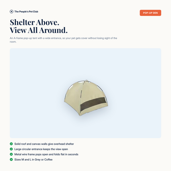 Foldable Pet Tent House - hero