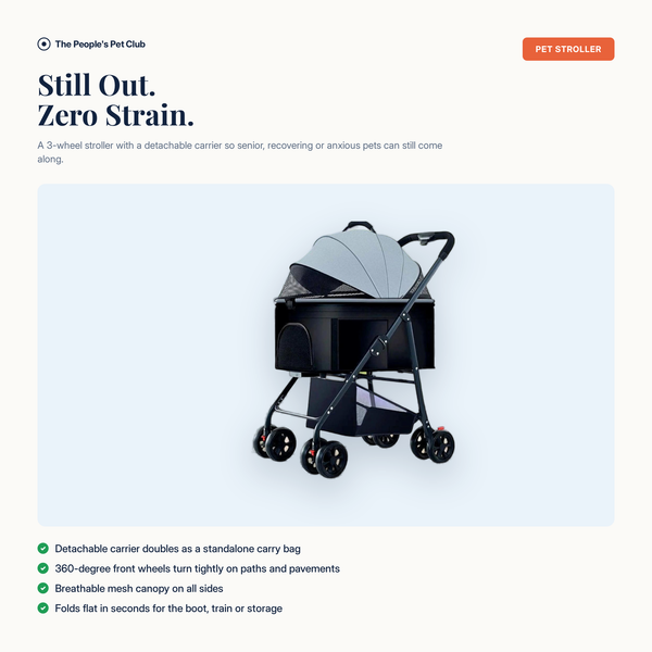 Foldable Pet Stroller - hero