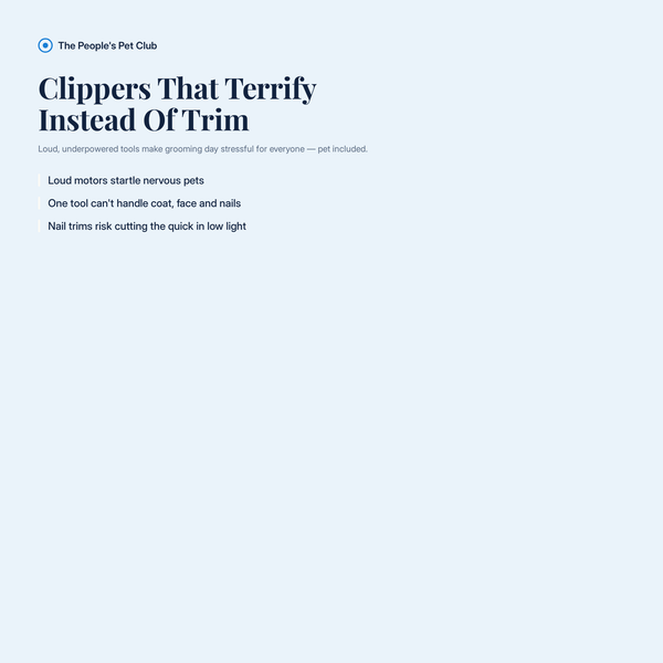 The problem with loud clippers