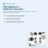 Electric Pet Nail Grinder | Quiet LED File for Dogs & Cats