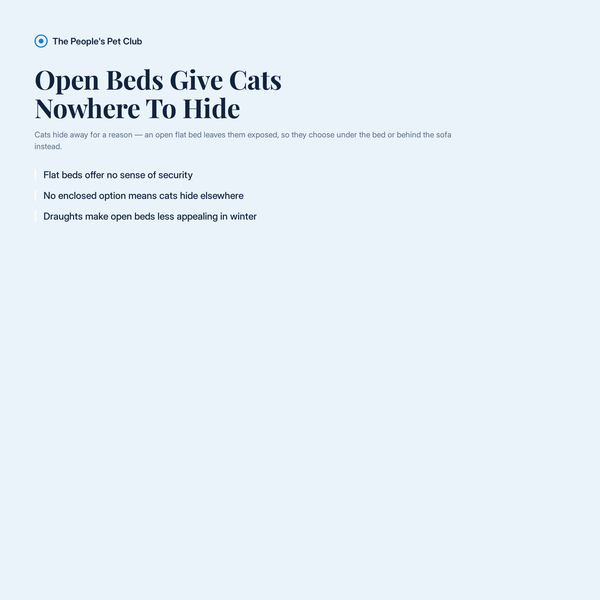 The problem with open beds