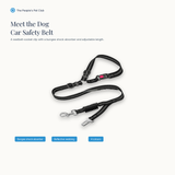 Dog Car Safety Belt | Adjustable Seatbelt Harness Clip for All Breeds