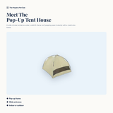 Foldable Pet Tent House - meet
