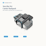 Meet the pet carrier backpack