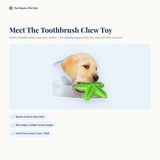 Meet the Toothbrush Chew Toy