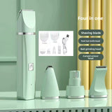 4-in-1 Pet Grooming Electric Trimmer & Nail Kit