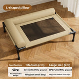 Cama Reforzada Lavable para Perros con Funda Removible | En forma de L y de tres lados — M/L