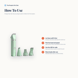 How to use the grooming kit