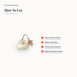 How to use the automatic rotating cat toy