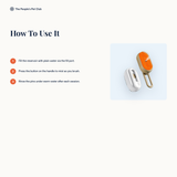 How to use the spray grooming comb