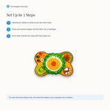 How to set up the snuffle mat