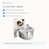 How to set up the fountain