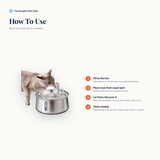 How to set up the water fountain