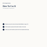GPS Pet Tracker - how to use