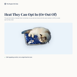 Self-regulating warmth mechanism