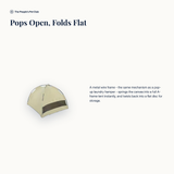 Foldable Pet Tent House - mechanism