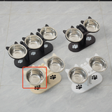 Elevated Pet Bowl Feeding Station | Wooden Single to Triple