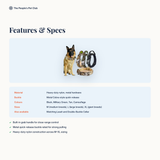 Features and specs