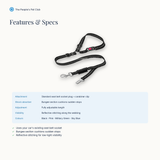 Dog Car Safety Belt | Adjustable Seatbelt Harness Clip for All Breeds
