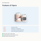 Non-Slip Pet Water & Food Bowl - features and specs
