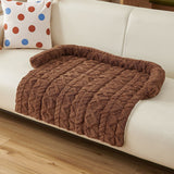 Plush Pet Warming Mat | Rabbit Velvet Blanket for Cats & Dogs