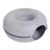 Cat Cave Nest Bed | Deep Plush Sleeping Nest for Indoor Cats