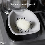 Ceramic Pet Water Fountain | Electric | White & Black