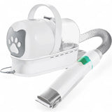 7-in-1 Pet Grooming Vacuum Kit | Dog & Cat Hair Trimmer with Suction