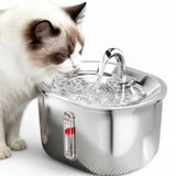 Automatic Pet Water Fountain | Stainless Steel Circulating