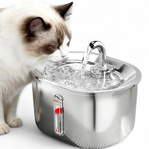 Automatic Pet Water Fountain | Stainless Steel Circulating
