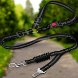 Dog Car Safety Belt | Adjustable Seatbelt Harness Clip for All Breeds