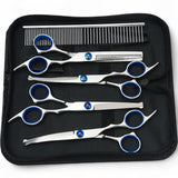 Pet Grooming Scissors Set | Stainless Steel Trimming Kit