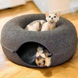 Cat Cave Nest Bed | Deep Plush Sleeping Nest for Indoor Cats