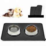 Silicone Pet Feeding Mat | Non-Slip Waterproof Tray for Pets