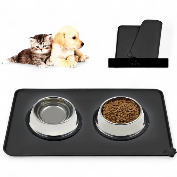 Silicone Pet Feeding Mat | Non-Slip Waterproof Tray for Pets