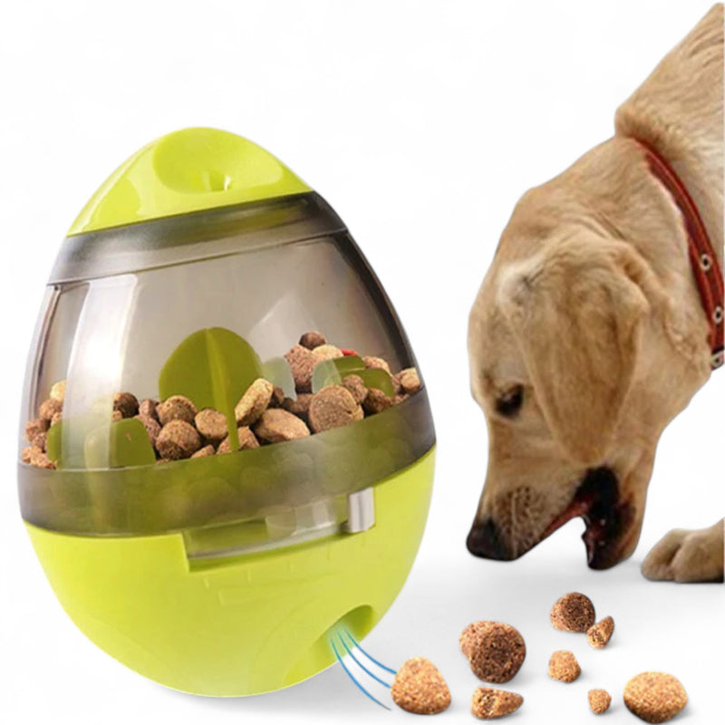 Slow Feeder Treat Dispenser Dog Toy Ball | Adjustable Food Release