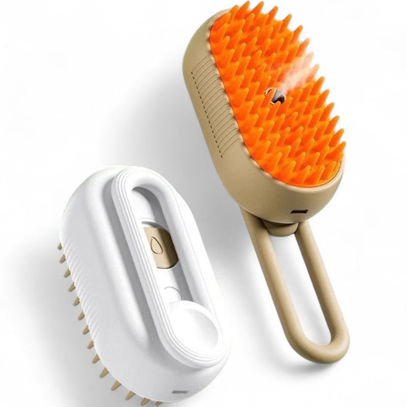 Electric Spray Grooming Comb | Detangling Mist Brush for Pets