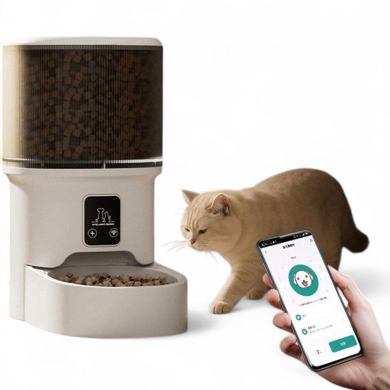 Automatic Pet Feeder | WiFi Remote Control & Programmable Timer
