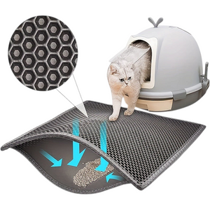 Waterproof Cat Litter Mat | Double Layer Anti-Slip