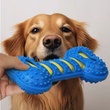 Dog Squeaky Bone Chew Toy | Durable Rubber Dental Play Set