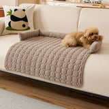 Plush Pet Warming Mat | Rabbit Velvet Blanket for Cats & Dogs