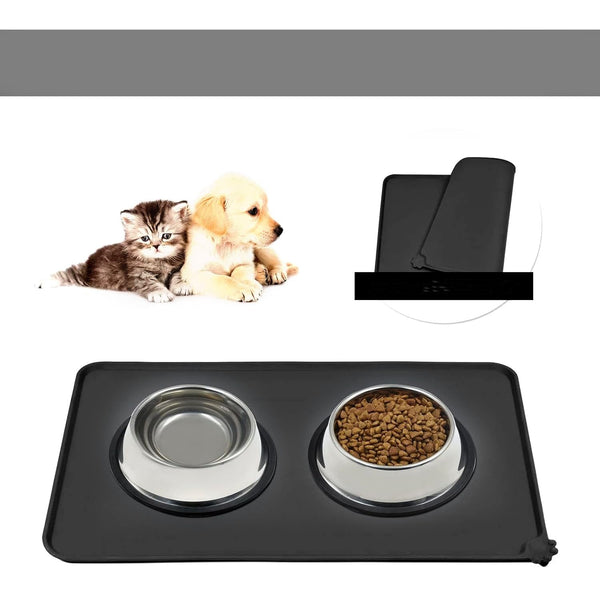 Silicone Pet Feeding Mat | Non-Slip Waterproof Tray for Pets