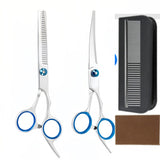 Pet Grooming Scissors Set | Stainless Steel Trimming Kit