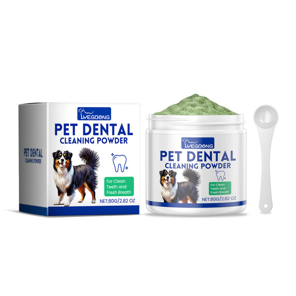 Pet Dental Cleaning Powder | Tooth & Gum Care for Dogs & Cats