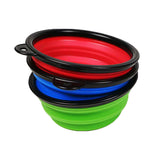 Stainless Steel Pet Bowl | 350ml Locking Colour-Frame Design