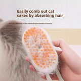 Electric Spray Grooming Comb | Detangling Mist Brush for Pets