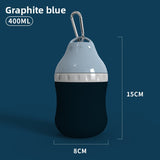 Zusammenklappbare Edelstahl-Haustiertrinkflasche | Tragbarer Hundewasserspender