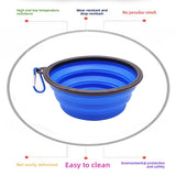 Stainless Steel Pet Bowl | 350ml Locking Colour-Frame Design